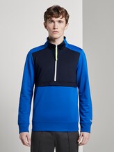 Half-Zip Sweatshirt - Männer - bright king blue Half-Zip Sweatshirt - Männer - bright king blue - 1 - TOM TAILOR Denim