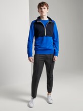 Half-Zip Sweatshirt - Männer - bright king blue Half-Zip Sweatshirt - Männer - bright king blue - 3 - TOM TAILOR Denim