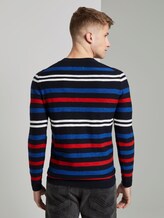 Gestreifter Strickpullover - Männer - navy multicolored stripe Gestreifter Strickpullover - Männer - navy multicolored stripe - 2 - TOM TAILOR Denim