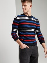 Gestreifter Strickpullover - Männer - navy multicolored stripe Gestreifter Strickpullover - Männer - navy multicolored stripe - 5 - TOM TAILOR Denim