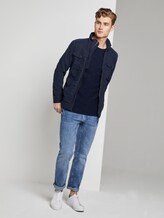 Strukturierter Strickpullover - Männer - navy shadow melange Strukturierter Strickpullover - Männer - navy shadow melange - 3 - TOM TAILOR Denim