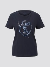 T-shirt mit Blumen-Print - Frauen - Sky Captain Blue T-shirt mit Blumen-Print - Frauen - Sky Captain Blue - 7 - TOM TAILOR