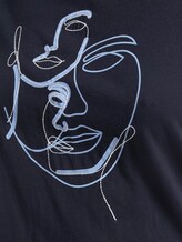 T-shirt mit Blumen-Print - Frauen - Sky Captain Blue T-shirt mit Blumen-Print - Frauen - Sky Captain Blue - 9 - TOM TAILOR