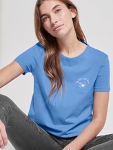 T-shirt mit Blumen-Print - Frauen - sea blue T-shirt mit Blumen-Print - Frauen - sea blue - 5 - TOM TAILOR