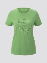T-shirt mit Blumen-Print - Frauen - sundried turf green T-shirt mit Blumen-Print - Frauen - sundried turf green - 7 - TOM TAILOR