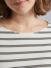 gestreiftes langarmshirt mit stickerei - Frauen - white navy double stripe gestreiftes langarmshirt mit stickerei - Frauen - white navy double stripe - 9 - TOM TAILOR