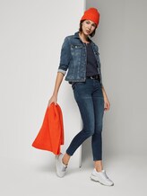 7/8 Arm Shirt mit Henley-Ausschnitt - Frauen - Sky Captain Blue 7/8 Arm Shirt mit Henley-Ausschnitt - Frauen - Sky Captain Blue - 3 - TOM TAILOR