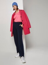 7/8 Arm Shirt mit Henley-Ausschnitt - Frauen - charming pink 7/8 Arm Shirt mit Henley-Ausschnitt - Frauen - charming pink - 3 - TOM TAILOR
