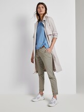 Meliertes Langarmshirt mit Knoten-Detail - Frauen - sea blue melange Meliertes Langarmshirt mit Knoten-Detail - Frauen - sea blue melange - 3 - TOM TAILOR