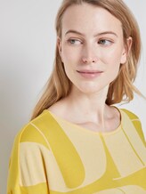 3/4 sleeve shirt with letter print and bat sleeves - Women - jasmine yellow 3/4 sleeve shirt with letter print and bat sleeves - Women - jasmine yellow - 10 - TOM TAILOR
