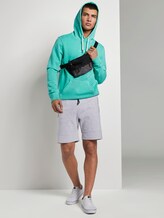Sweatshorts mit Kordelbund - Männer - Light Stone Grey Melange Sweatshorts mit Kordelbund - Männer - Light Stone Grey Melange - 3 - TOM TAILOR Denim
