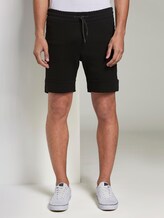 Technische Sweatshorts mit Kordelbund - Männer - Black Technische Sweatshorts mit Kordelbund - Männer - Black - 1 - TOM TAILOR Denim