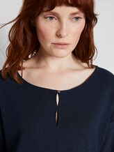 Top met lange mouwen en cut-out detail - Vrouwen - Sky Captain Blue Top met lange mouwen en cut-out detail - Vrouwen - Sky Captain Blue - 9 - TOM TAILOR