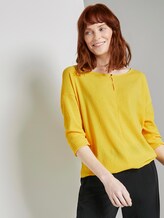 Langarmshirt mit Cut-Outs - Frauen - jasmine yellow Langarmshirt mit Cut-Outs - Frauen - jasmine yellow - 5 - TOM TAILOR