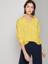 Bluse mit V-Ausschnitt - Frauen - jasmine yellow Bluse mit V-Ausschnitt - Frauen - jasmine yellow - 5 - TOM TAILOR