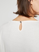 Crêpe-Bluse mit Knoten-Detail - Frauen - Whisper White Crêpe-Bluse mit Knoten-Detail - Frauen - Whisper White - 10 - TOM TAILOR