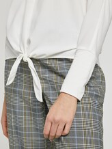 Crêpe-Bluse mit Knoten-Detail - Frauen - Whisper White Crêpe-Bluse mit Knoten-Detail - Frauen - Whisper White - 9 - TOM TAILOR