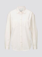 Oversized Bluse aus Twill - Frauen - Whisper White Oversized Bluse aus Twill - Frauen - Whisper White - 7 - TOM TAILOR