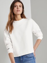 Sweatshirt mit Stehkragen - Frauen - Whisper White Sweatshirt mit Stehkragen - Frauen - Whisper White - 5 - TOM TAILOR