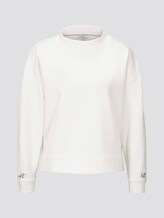 Sweatshirt mit Stehkragen - Frauen - Whisper White Sweatshirt mit Stehkragen - Frauen - Whisper White - 7 - TOM TAILOR