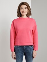 Sweatshirt mit Stehkragen - Frauen - charming pink Sweatshirt mit Stehkragen - Frauen - charming pink - 1 - TOM TAILOR