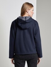 Sweatjacke mit Kordelzug - Frauen - Sky Captain Blue Sweatjacke mit Kordelzug - Frauen - Sky Captain Blue - 2 - TOM TAILOR