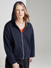 Sweatjacke mit Kordelzug - Frauen - Sky Captain Blue Sweatjacke mit Kordelzug - Frauen - Sky Captain Blue - 5 - TOM TAILOR