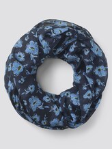 Gemusterter Schlauchschal - Frauen - navy flower design Gemusterter Schlauchschal - Frauen - navy flower design - 7 - TOM TAILOR