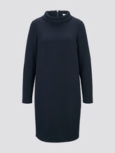 Jurk met structuur en coltrui - Vrouwen - Sky Captain Blue Jurk met structuur en coltrui - Vrouwen - Sky Captain Blue - 7 - TOM TAILOR