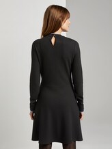 Strukturiertes Jersey Skater-Kleid - Frauen - Deep Black Strukturiertes Jersey Skater-Kleid - Frauen - Deep Black - 2 - TOM TAILOR Denim