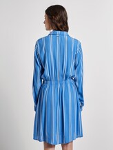 Gestreiftes Mini Blusenkleid - Frauen - blue white stripe Gestreiftes Mini Blusenkleid - Frauen - blue white stripe - 2 - TOM TAILOR Denim
