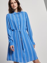 Gestreiftes Mini Blusenkleid - Frauen - blue white stripe Gestreiftes Mini Blusenkleid - Frauen - blue white stripe - 5 - TOM TAILOR Denim