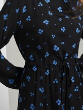 Midi-dress with flower-print - Women - black blue flower print Midi-dress with flower-print - Women - black blue flower print - 10 - TOM TAILOR Denim