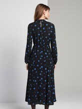 Midi-dress with flower-print - Women - black blue flower print Midi-dress with flower-print - Women - black blue flower print - 2 - TOM TAILOR Denim
