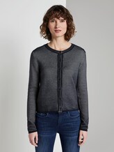 strukturierter Cardigan - Frauen - Sky Captain Blue strukturierter Cardigan - Frauen - Sky Captain Blue - 1 - TOM TAILOR