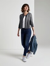 strukturierter Cardigan - Frauen - Sky Captain Blue strukturierter Cardigan - Frauen - Sky Captain Blue - 3 - TOM TAILOR