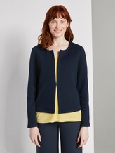 Strukturierter Blazer - Frauen - Sky Captain Blue Strukturierter Blazer - Frauen - Sky Captain Blue - 1 - TOM TAILOR