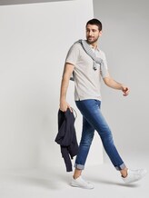 Sportliches Polo-Shirt mit Print - Männer - Off White Sportliches Polo-Shirt mit Print - Männer - Off White - 3 - TOM TAILOR