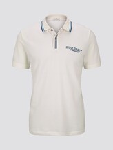Sportliches Polo-Shirt mit Print - Männer - Off White Sportliches Polo-Shirt mit Print - Männer - Off White - 7 - TOM TAILOR
