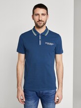 Sportief poloshirt met print - Männer - after dark blue Sportief poloshirt met print - Männer - after dark blue - 1 - TOM TAILOR