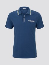 Sportief poloshirt met print - Männer - after dark blue Sportief poloshirt met print - Männer - after dark blue - 7 - TOM TAILOR