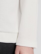Lockeres Sweatshirt mit Rollkragen - Frauen - Whisper White Lockeres Sweatshirt mit Rollkragen - Frauen - Whisper White - 10 - TOM TAILOR