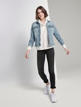 Lockeres Sweatshirt mit Rollkragen - Frauen - Whisper White Lockeres Sweatshirt mit Rollkragen - Frauen - Whisper White - 3 - TOM TAILOR