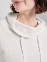 Lockeres Sweatshirt mit Rollkragen - Frauen - Whisper White Lockeres Sweatshirt mit Rollkragen - Frauen - Whisper White - 9 - TOM TAILOR
