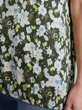 T-shirt met print en elastische tailleband - Vrouwen - small khaki floral design T-shirt met print en elastische tailleband - Vrouwen - small khaki floral design - 10 - TOM TAILOR