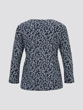 Blusenshirt mit Print - Frauen - navy flowery design Blusenshirt mit Print - Frauen - navy flowery design - 8 - TOM TAILOR