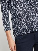 Blusenshirt mit Print - Frauen - navy flowery design Blusenshirt mit Print - Frauen - navy flowery design - 9 - TOM TAILOR