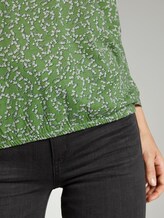 Blusenshirt mit Print - Frauen - green flowery design Blusenshirt mit Print - Frauen - green flowery design - 9 - TOM TAILOR
