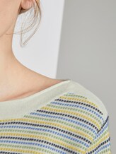 Gepunktetes Sweatshirt - Frauen - blue green dot structure Gepunktetes Sweatshirt - Frauen - blue green dot structure - 10 - TOM TAILOR