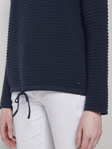 Strukturierter Pullover - Frauen - Sky Captain Blue Strukturierter Pullover - Frauen - Sky Captain Blue - 10 - TOM TAILOR